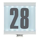 Eigenschaften Steinel IS LED 2in1 weiss / Steinel beleuchtete Hausnummer Farbe weiss mit Infrarot-Sensor und LED Beleuchtung