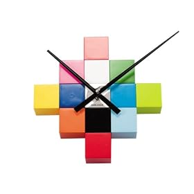 Karlsson Do It Yourself Cubic Wall Clock,  Multicolour