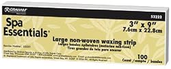 Graham Professional Spa Essentials Non-Woven Waxing Strip Leg & Body - 3" x 9" - 100 Strips