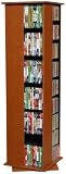 612 Revolving CD Rack (Black) (56 h x 16 w x 16d)