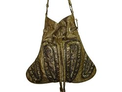10084 olive green Handmade Hobo Handbag Bag Purse Olive Green Color