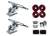 Longboard Gullwing Sidewinder Skateboard Deck Trucks Package Wheels Abec 7 Hardware