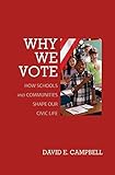 Why we vote : how schools and communities shape our civic life