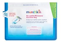 Munchkin Steam Guard Microwave Sterilizer Bags, 6 Pack, White
From Munchkin
