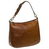 Prada Women's Large Pebbled Leather Hobo, Brown
