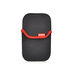 Nintendo DSi, DS Lite - Leaf Carrying Sleeve, schwarz-rot