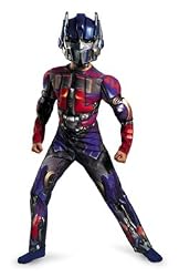 Boys Optimus Prime Transformer Movie Costume Size Small