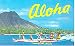 Outrigger Canoe Hawaii Postcard