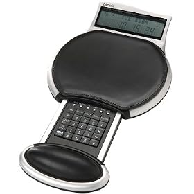 Datexx MouseStation Executive Leather Mouse Pad with Calculator and World Time Clock -... by Datexx