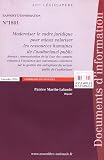 Revue La Documentation Française  / Moderniser le cadre juridique pour mieux valoriser les ressources humaines de l'audiovisuel public : Rapport d'information n° 1801