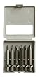 Felo 0715731419 Set of 6 Torx Bits, 2-Inch Length, sizes T10-T40, 036 Series
