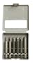 Felo 0715731419 Set of 6 Torx Bits, 2-Inch Length, sizes T10-T40, 036 Series