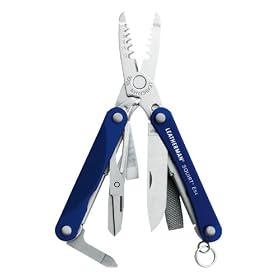 Leatherman 831201 Squirt ES4 Blue Keychain Tool with Scissor