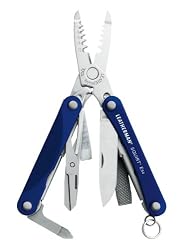 Leatherman 831201 Squirt ES4 Blue Keychain Tool with Scissor