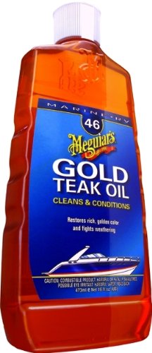 Meguiar's M4616 Gold Teak Oil - 16 oz