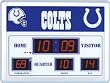 Indianapolis Colts Scoreboard Clock Thermometer 14"x19" ScoreBoard/Clock/Therm-Ind Colts - NFL Football Fan Shop Sports Team Merchandise