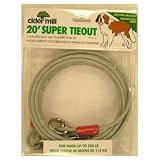 Pet Supplies : Extra Heavy Duty Dog Tie Out Cable - 20'