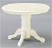 Round Dining Tables | Distressed Dining Tables | Antique Dining Tables | Round Pedestal Dining Tables | Round Pedestal Dining Table - Homestyles Antique White 42" Round Dining Table Antique White