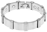 Sabona Executive Brushed Stainless Magnetic Bracelet, Size M