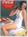 Coca-Cola Pin Up girl Vintage Advertising Poster