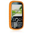Premium Orange Silicone Skin Snap-On Cover Case Cell Phone Protector for Palm Treo Pro 850