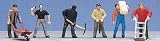 [HO Scale] People Railroad Workers by Life Like
