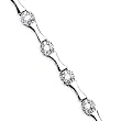 Sterling Silver 1/2 ct. Diamond Tennis Bracelet