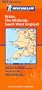 Carte RGIONAL Wales, The Midlands, South West England
