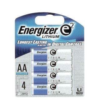 Energizer L91BP-4 AA Lithium Batteries (4-Pack)