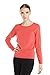 MIUK Women's 100% Cashmere Sweater Basic Slim Round Neck Long Sleeve Pullovers