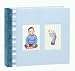 Photo and Footprint Baby Book - Blue Image