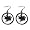 San Jose Sharks Hoop Logo Earring Set Nhl Charm Image #1