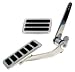 POLISHED ALUMINUM STREET ROD THROTTLE GAS PEDAL & BRAKE... POLISHED ALUMINUM STREET ROD THROTTLE GAS PEDAL & BRAKE...