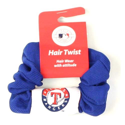 Texas Rangers Hair Scrunchie Twist