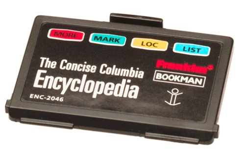 Franklin ENC-4047 Concise Columbia Encyclopedia Bookman Card