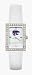 Kansas State Wildcats Ladies Allure White Leather Strap Watch