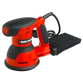 Black and Decker RO410K 2.4 Amp 5-Inch Jug Handle Random Orbital Sander with Dust Canister by Black & Decker