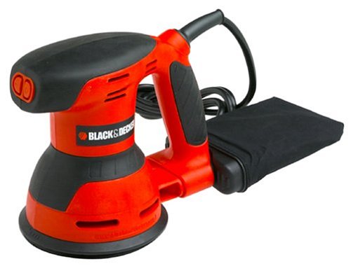 Tools: Black & Decker RO410K 2.4 Amp 5 Inch Jug Handle Random Orbital Sander with Dust Canister
