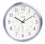Atomix 544 - 10" Silver Anodized Aluminum Atomic Clock