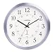Atomix 544 - 10" Silver Anodized Aluminum Atomic Clock