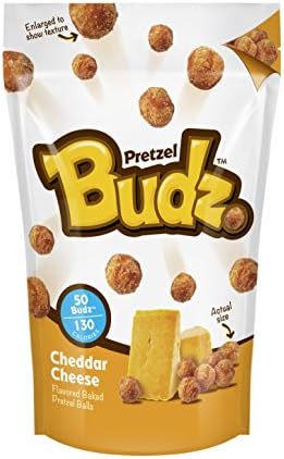 Budz Pretzel Balls, Cheddar Cheese, 8.5 oz Bag