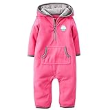 カーターズ ロンパース carter's 2015年秋冬 女の子用パッションピンクカップケーキフリース地フード付きお出かけ用ジャンプスーツ (3month... [並行輸入品]