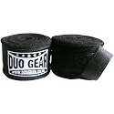 BLACK DUO Muay Thai Kickboxing Boxing Hand Wraps