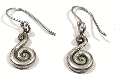 Fashion Earring Silver By Handmade Thai Karen Hill tribe. Weight: 3.70 Grams.