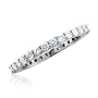 14k White Gold Diamond Eternity Band Ring (GH, SI3-I1, 1.00 carat) - Yellow Gold Available