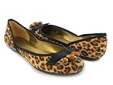 Guess Vega Leopard Flats with Cute Decorations Women's Shoes