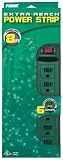 Multi-outlet & Power Strips: Prime PB001508 Six-Outlet Green Power Strip with 8-Foot cord