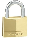 Master Lock 130D Solid Brass Padlock, 1 3/16 Inch Master Lock 130D Solid Brass Padlock, 1-3/16-Inch