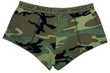 3476 WOMENS WOODLAND BOOTY CAMP BOOTY SHORTS