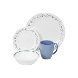 Corelle Livingware 16-Piece Dinnerware Set, Service for 4, Country Cottage